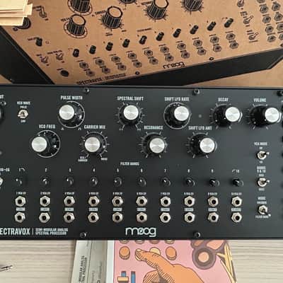 Moog Spectravox Semi-Modular Analog Spectral Processor 2024 - Present - Black with Wood Sides image 2