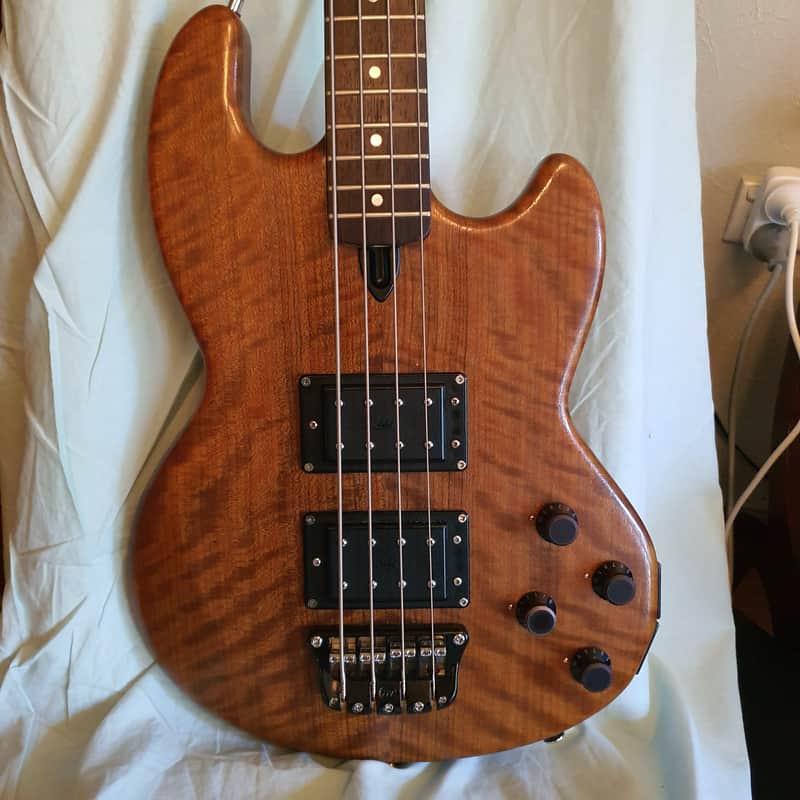 Wal Mk1 fretted 4 string Serial Number W2166  Shedua Body Indian Rosewood Fingerboard 1983 Shedua / image 1