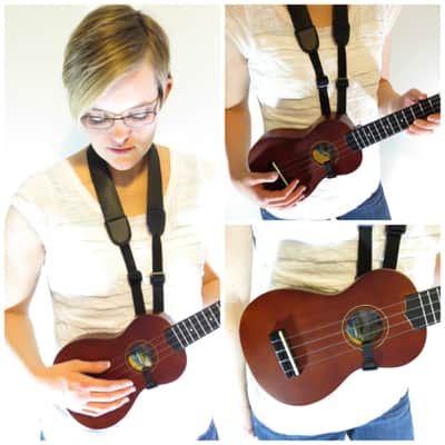 UFO Alien Ukulele Strap -Uke-FO- Green Alien Ukulele Straps - Flying Saucer Ukulele Strap - Area 51 image 4