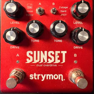 Strymon Sunset Dual Overdrive 2017 - Present - Red image 1