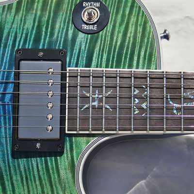 Gibson Les Paul Custom 2021 Zodiac Electric Guitar Aurora Borealis Burst image 8