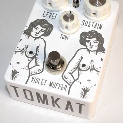 TomKat Pedals Violet Muffer Fuzz Pedal w/Box • Nude Graphic image 1