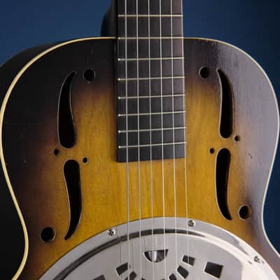 1930s Dobro Model 25 Round Neck Sunburst image 10