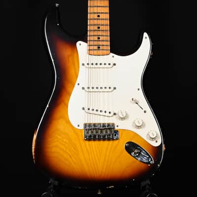 Fender Custom Shop Masterbuilt Vince Van Trigt Wildwood 10 '57 Stratocaster Journeyman- Faded Aged 2 Color Sunburst 2023 (R132772) image 1