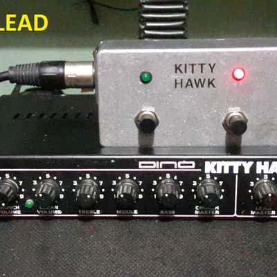 KITTY HAWK DINO guitar TUBE PREAMP !!! Ultra MEGA Rare !!! with footswitch image 10