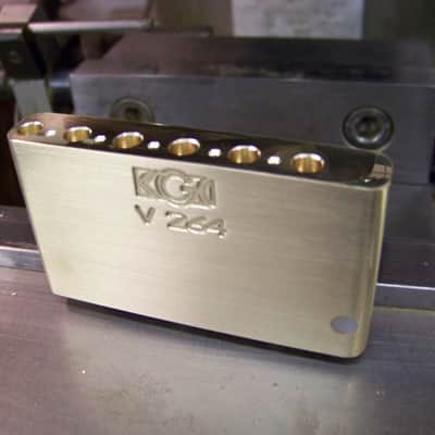 Killer Guitar Components Brass Tremolo Block - Vintage and Reissue fits Fender® Stratocaster® etc image 1