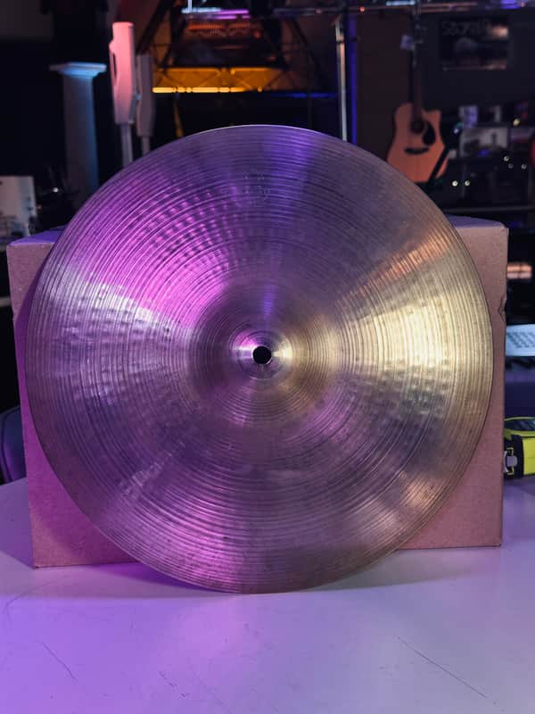 Zildjian Vintage Avedis 14 hi hat set USA We think 60’s or 70’s - Turkish image 1