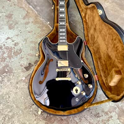 Yamaha SA-2000 Semi-Hollow c 1980 black beauty original vintage MIJ Japan varitone mono image 4