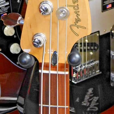 2021 Fender Player Precision Electric Bass w/Case! Gloss Black! VERY NICE!!! image 8