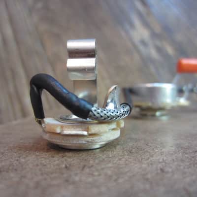 Les Paul Junior Tribute DC '50s Wiring Kit | CTS 550K Custom Audio Taper Pots, Orange Drop 225P Cap image 8