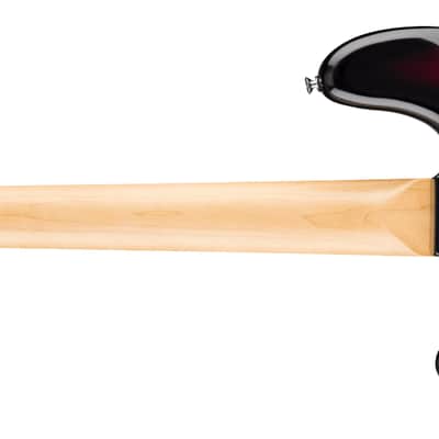 Fender Standard Precision Bass Laurel FB Black Pickguard 3-Color Sunburst image 2