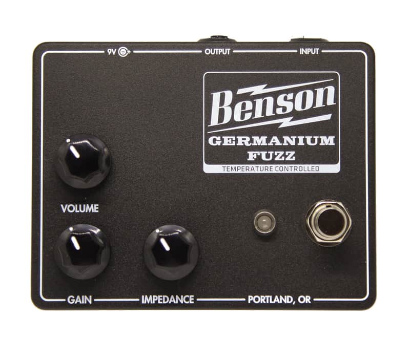 Benson Amps Germanium Fuzz, Studio Black. NEW (Authorized Dealer) image 1