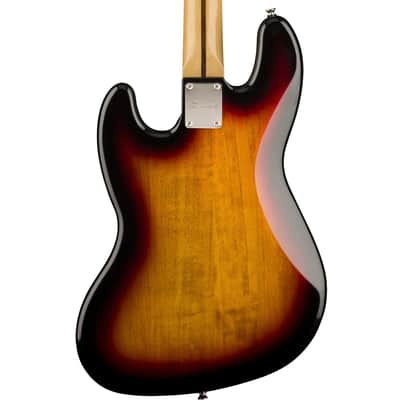 Squier Classic Vibe '60s Jazz Bass Fretless - Laurel Fingerboard, 3-Color Sunburst image 3