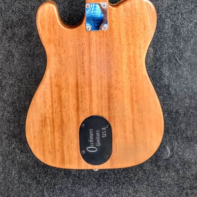 Occhineri custom t-style Rosewood top 2024 - Nitro cellulose lacquer image 3