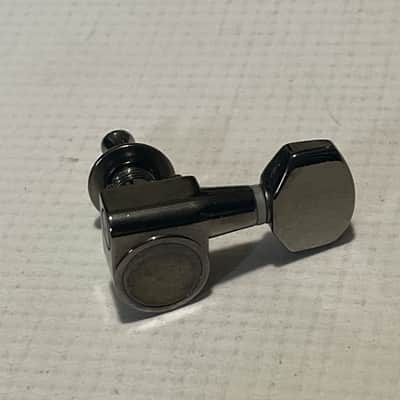 2000's Ibanez RG & S Series Guitar 1 Single Dual Pin Cosmo Black Tuning Peg Tuner Machine Head image 1