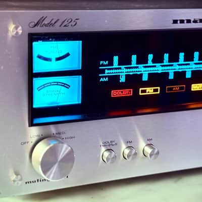 πΆβ¨ Marantz Model 125 Stereo Tuner β Blue LED Dial, Serviced, Cleaned, Strong Front Presentation, Bench Tested image 6