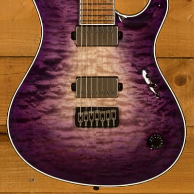 Mayones Regius Core 7 B26.5 - Birdseye Maple - Purple Iris Gloss - 7-String image 11