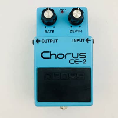 Boss CE-2 Chorus MIJ, Black Label, Silver Screw, Japan, 1980 | Reverb