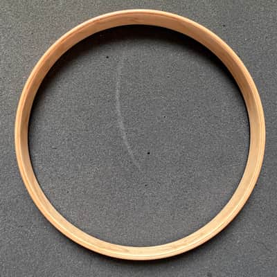 Craviotto 10" Wood Hoops with Red Inlay image 3