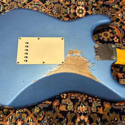 Fender Custom Shop '60 Heavy Relic Stratocaster 2022 Lake Placid Blue image 12