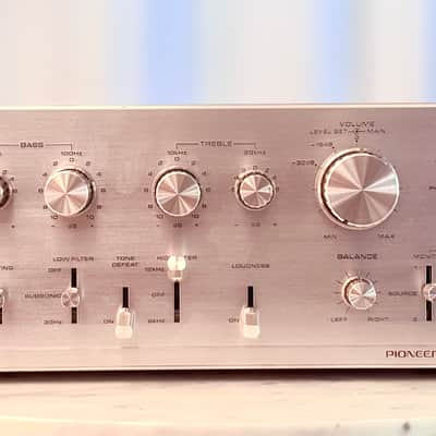 πΆβ¨ Pioneer SA-9100 Vintage Integrated Amplifier w/ Original Wood Case β Serviced, Cleaned, Complete image 1