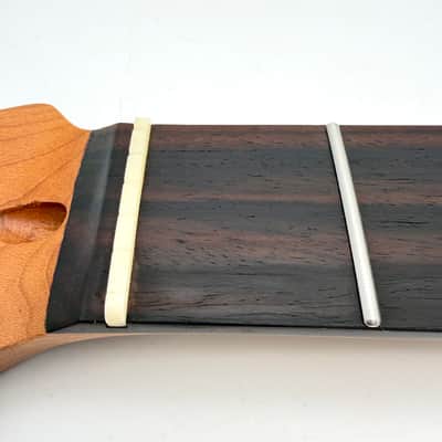 HooDoo Stratocaster Neck Rosewood/Roasted Maple Lefty Nitro hsn6397 image 9