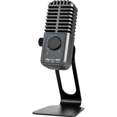 IK Multimedia iRig Stream Mic Pro Multipattern USB Condenser Microphone