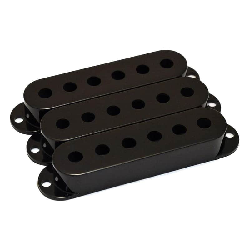 Seymour Duncan Strat Pickup Cover Set Of 3 No Logo Black 11800-01-B-NOL image 1