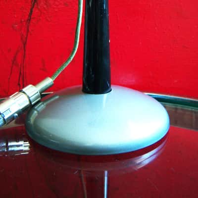 Vintage RARE 1940's Electro-Voice Model 75 carbon Microphone w period Astatic E6G desk stand image 4