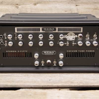 Mesa Boogie Rectifier Recording Preamp and Stereo 2:Fifty Power Amp with Case, Used image 2