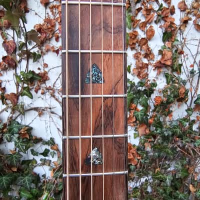 Wilhelm Guitars Curly Koa, Curly Sinker Redwood Small Jumbo Acoustic Guitar image 10