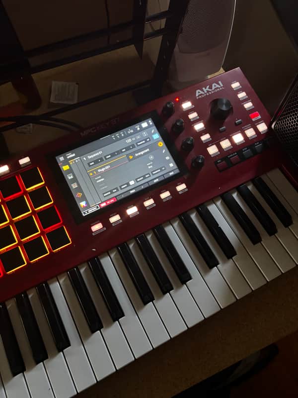 Akai MPC Key 37 Standalone Workstation Synthesizer 2024 - Present - Red image 1