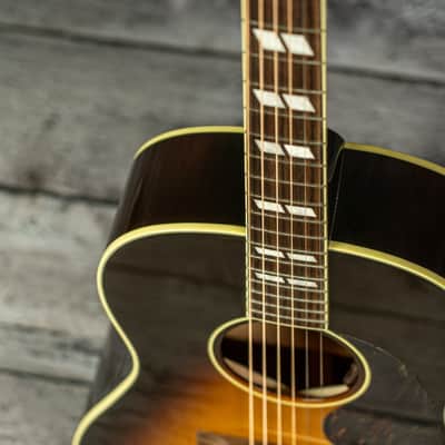 Gibson Custom Nathaniel Rateliff LG-2 Western - Vintage Sunburst image 4