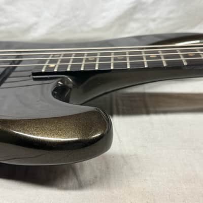 Ibanez MC924 mc 924 Musician 4-string Bass with Case - MIJ Made In Japan 1983 - Metallic Black image 15