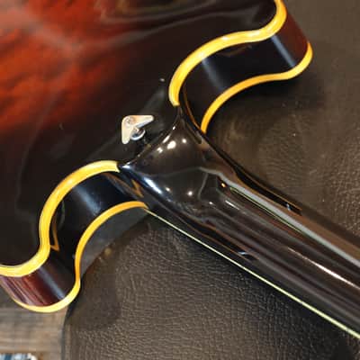 1983 Ibanez AM205-AV Semi-Hollow Electric Guitar Antique Violin + OHSC image 19