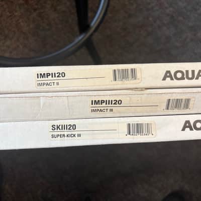 Aquarian 20" Impact II & III COATED and Impact II CLEAR (3 NOS HEADS) image 2
