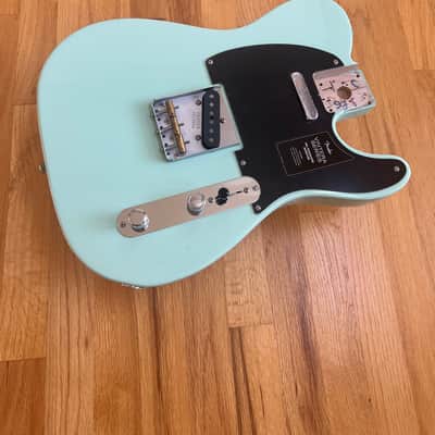 NEW Fender Vintera Modified Telecaster 50s Loaded Body, Surf Green with Custom Shop Tele Pickups, 4-Way Switching, S 1 switch, and Black Pickguard (optional soft case gig bag) image 2