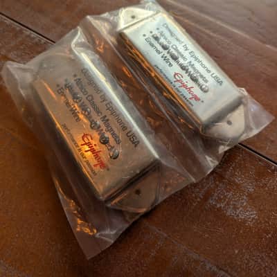 Epiphone BHC P90 Chrome Covered Pickups Un-Opened Package Never Used image 1