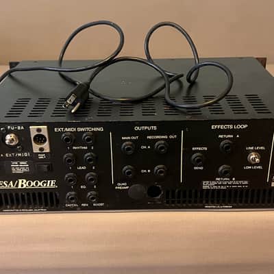 Mesa Boogie Quad Preamp & FU-2 Footswitch - Serviced by Mesa image 5
