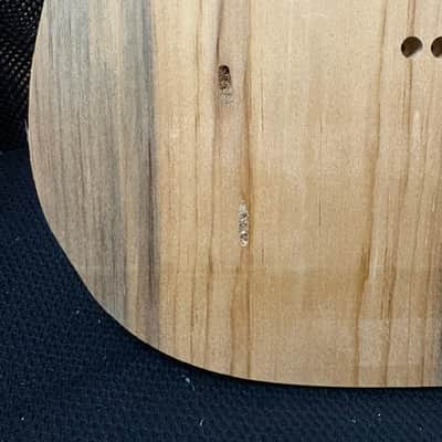 Hades Roasted Maple, Roasted Pine Telecaster PineCaster Rustic Body Raw off the CNC image 3