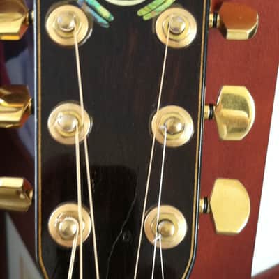 Vintage David Russell Young ,Acoustic Guitar ,1978  Brazilian Rosewood ,Martin Strings,Collectors image 4