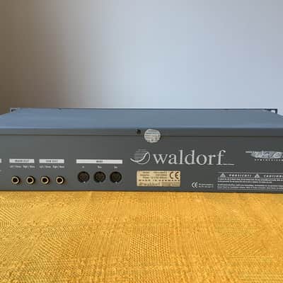 Waldorf Microwave II Rackmount Wavetable Synthesizer 1997 - Black Bild 6