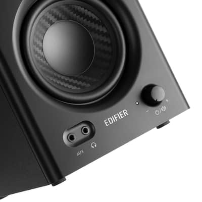 Edifier MR4 Powered Studio Monitor Speakers, 4" Active Near-field Monitor Speaker - Black (Pair) image 4