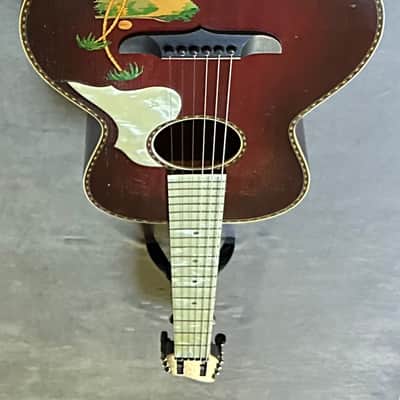 Stromberg Voisinet Hawaiian Parlor Guitar 1920's image 8