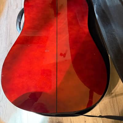 Squier 093-0315-021 Acoustic Guitar with Case 2000’s Lacquered image 7