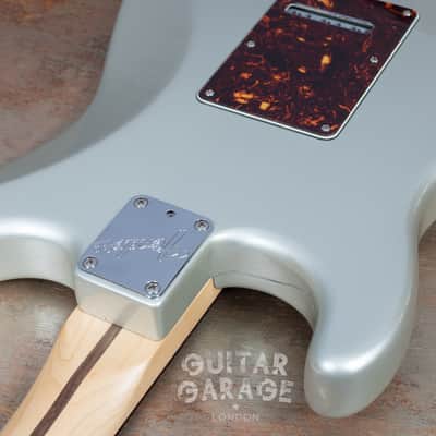 2004 Fender USA American Standard Stratocaster Shoreline Silver Tortoiseshell - Custom Shop pickups image 18