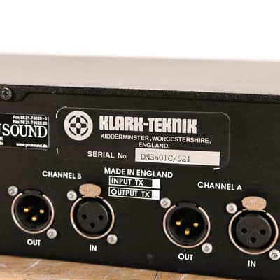 Klark Teknik DN3601 Programmable Slave Graphic Equalizer CG01XRT image 10