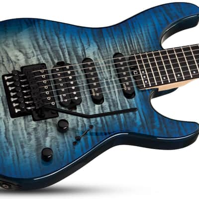 Schecter Sun Valley Super Shredder 7 III 7-string Electric Guitar in Sky Burst image 9