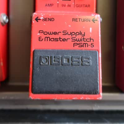 Immagine Vintage Boss BCB-6 Effects Pedal Pedalboard Carrying Case PSM-5 + Project OD-2 - 5
