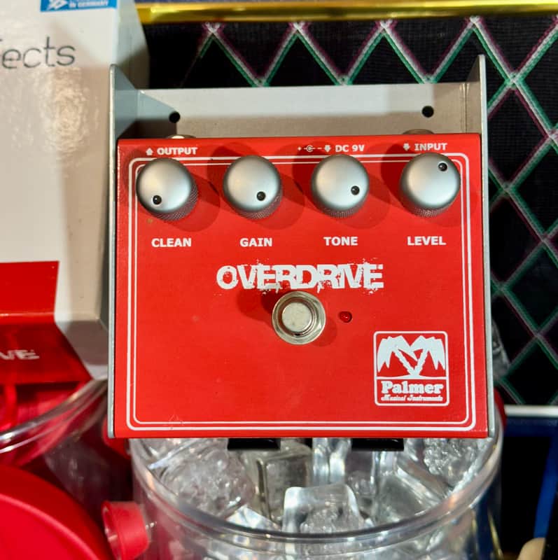 Palmer OVERDRIVE DISTORTION ( New Old Stock) - Red image 1